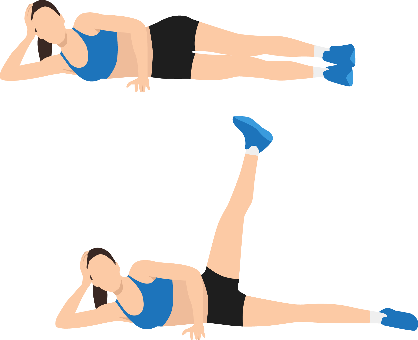 side-lying leg lift