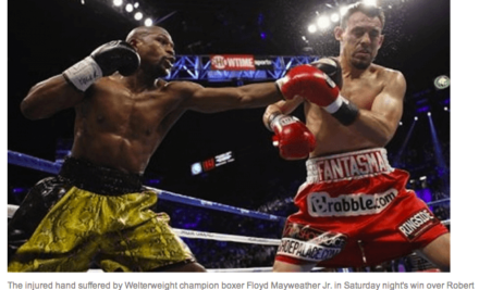Floyd Mayweather’s Injured Hand – Dr. Martin’s Comments